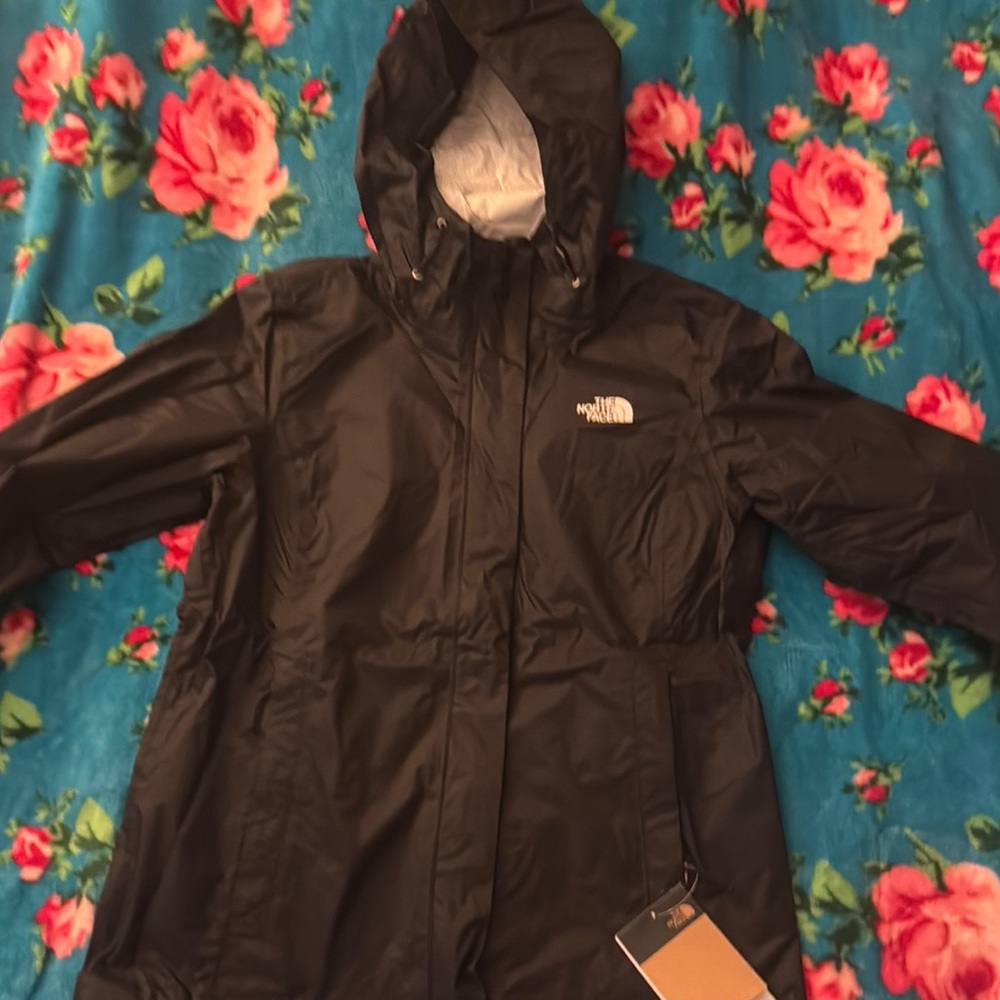 The North Face Black Utility Jacket with Weather-Resistant Fabric